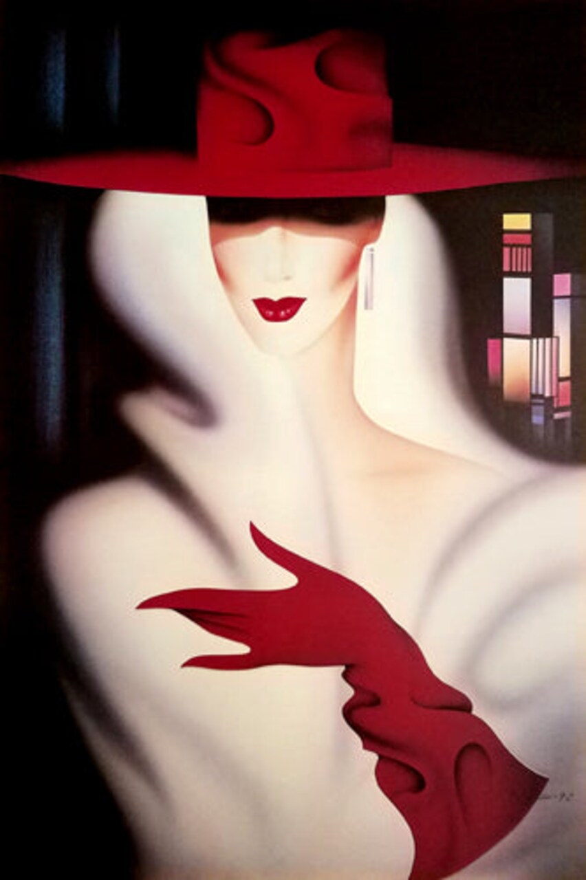 Nuit de Reve by Erik Freyman - Abstract Wall Art Print for Modern Home Decor 36x__ inches